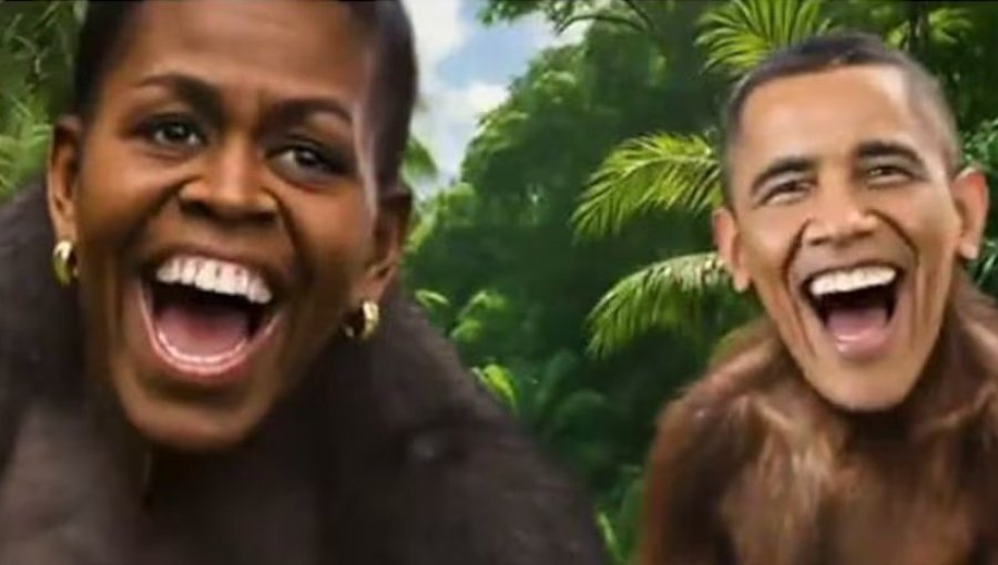 Trump comparte y luego elimina un video donde Barack y Michelle Obama son representados como simios