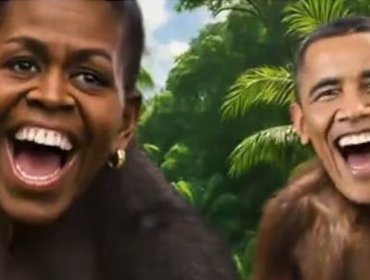 Trump comparte y luego elimina un video donde Barack y Michelle Obama son representados como simios
