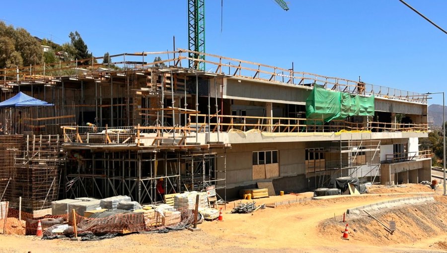 Un 40% de avance alcanza el futuro Cesfam Villa Olímpica de Olmué: proyecta atender a cerca de 20 mil usuarios