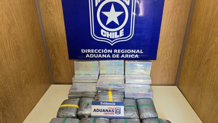 Descubren 26 kilos de cocaína y 12 de ketamina en control vehicular en aduana de Chacalluta