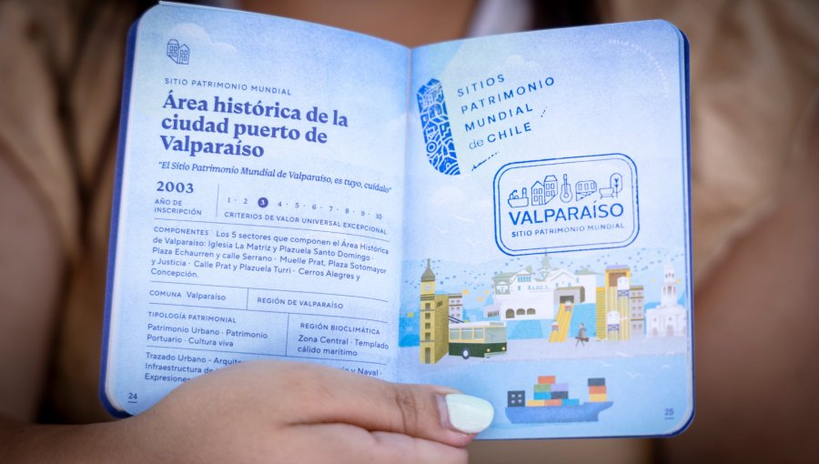 En Valparaíso lanzan el Pasaporte de los Sitios de Patrimonio Mundial de Chile