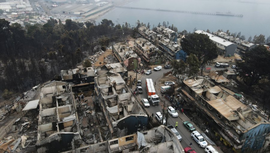 SII activó beneficios tributarios para daminifcados por incendios forestales en Ñuble y Biobío