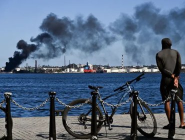 Incendio afectó las instalaciones de una refinería de petróleo de La Habana en medio de la grave crisis energética en Cuba