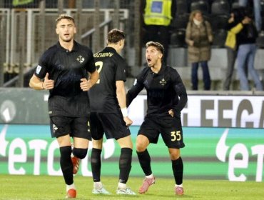 Felipe Loyola anotó su primer gol con la camiseta del Pisa en el amargo empate ante el AC Milan