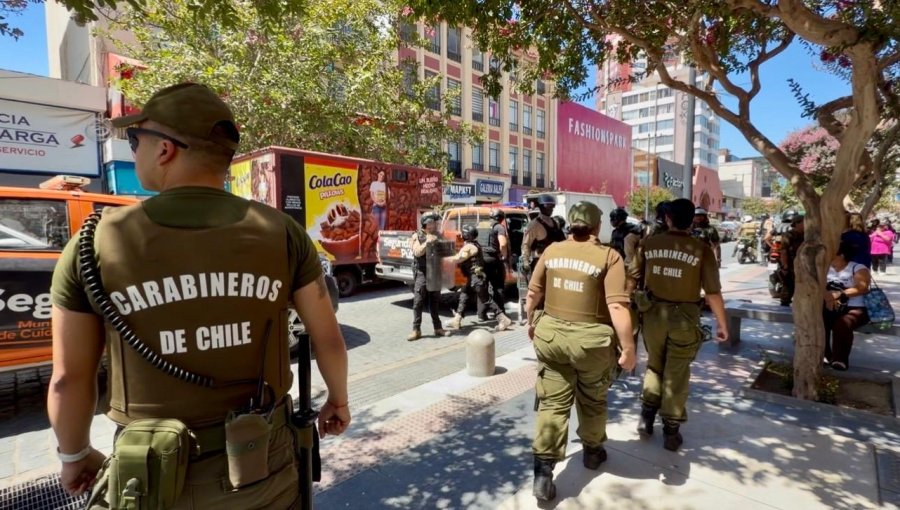 171 personas han sido detenidas durante la temporada estival en el eje de calle Valparaíso en Viña del Mar