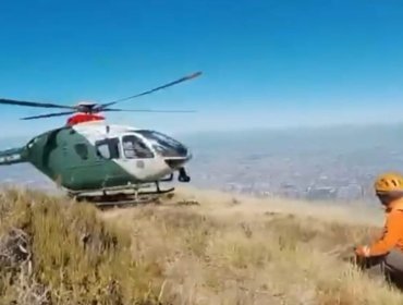 Encuentran sin vida a parapentista que cayó a la altura del Cerro Minillas en San José de Maipo