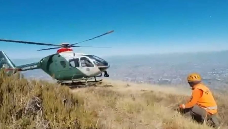 Encuentran sin vida a parapentista que cayó a la altura del Cerro Minillas en San José de Maipo