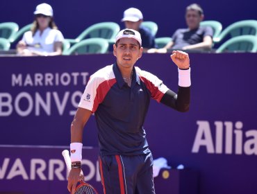 Alejandro Tabilo avanzó a octavos de final del ATP 500 de Río de Janeiro tras debutar cómodo triunfo
