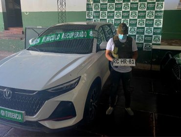 En Rinconada recuperan vehículo sustraído mediante un robo con intimidación en Hijuelas