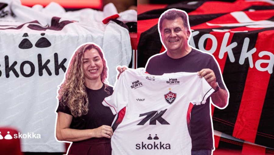 En el fútbol de Brasil, Vitória se asocia con Skokka y mueve el tablero de sponsors