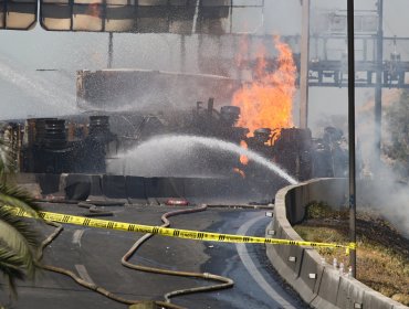 Gasco confirmó que camión que explotó en Renca transportaba gas licuado desde Quintero hasta planta de Maipú