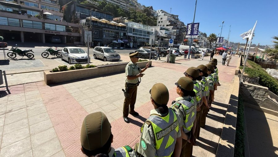 Más de mil personas han sido detenidas en Viña del Mar durante operativos entre noviembre de 2025 y febrero de este año
