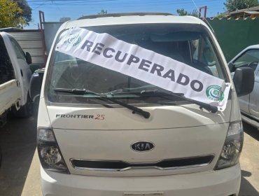 Detienen a hombre que se movilizaba en un vehículo robado y con placa patente falsificada en Concón