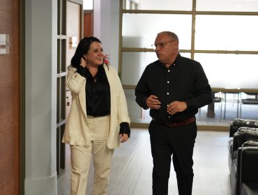 Gobernador Mundaca y futura ministra Steinert abordaron materias vinculadas al fortalecimiento de la seguridad en la región de Valparaíso