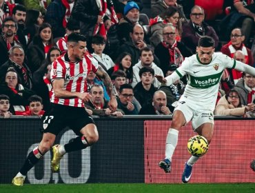 Lucas Cepeda fue titular en la derrota del Elche que sigue su caída libre en La Liga de España