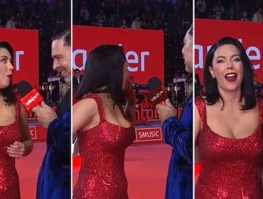 Pifiadera contra Daniela Aránguiz marcó tenso momento en la Gala de Viña 2026