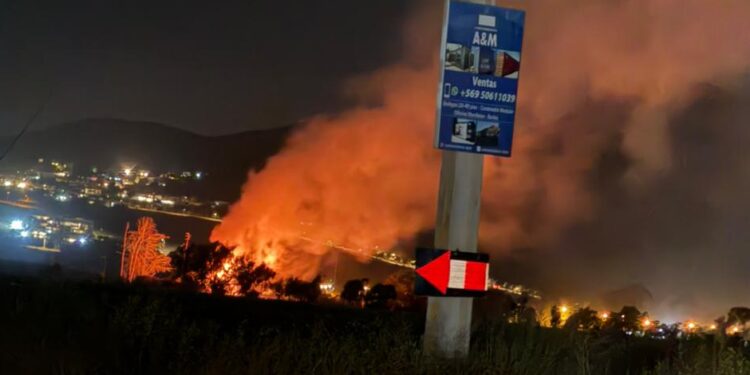 Incendio en Tongoy deja una persona fallecida