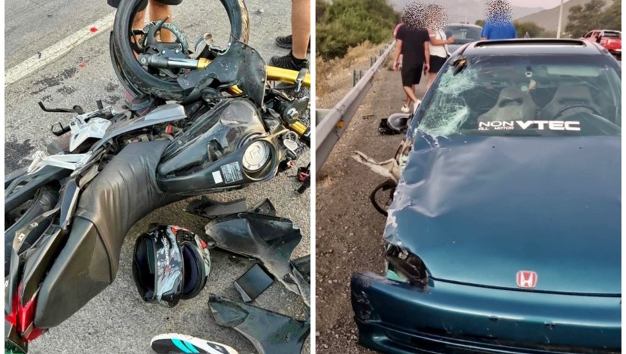 En riesgo vital permanece motorista que protagonizó violento accidente de tránsito durante carreras clandestinas en Los Andes