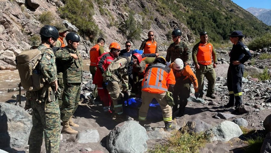 Tragedia en el río Tinguiririca: hallan sin vida a las tres víctimas arrastradas tras volcamiento en Termas del Flaco
