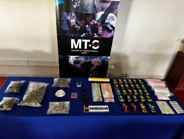 Equipo Territorial Cero de MT0 de Las Condes detuvo a un sujeto por tráfico de drogas