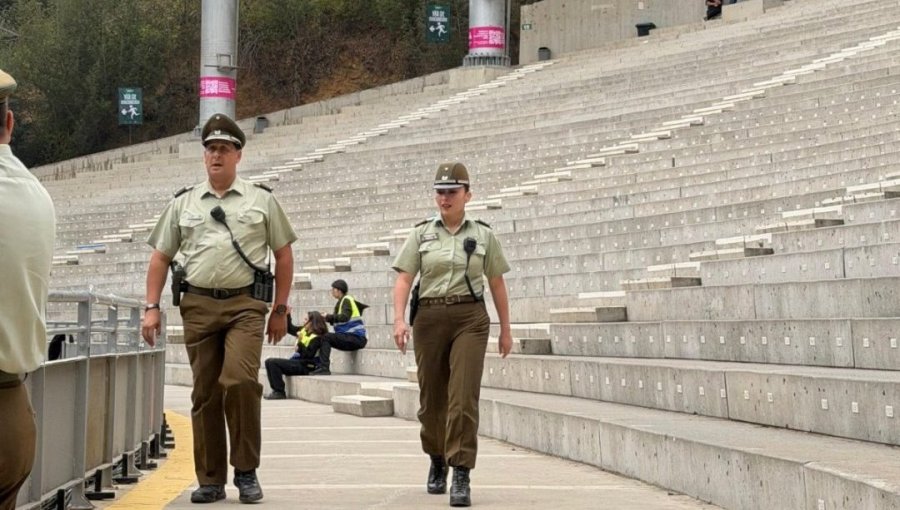 14 detenidos dejó la primera noche de Festival en Viña: 9 registraban órdenes pendientes