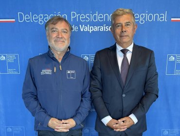 Yanino Riquelme y Manuel Millones inician protocolo de traspaso en la Delegación Presidencial Regional de Valparaíso