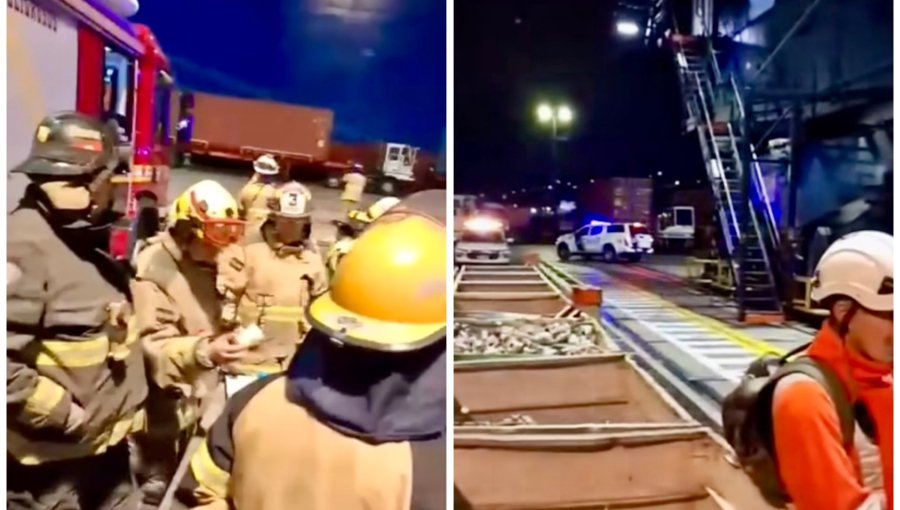 Emergencia química obligó a suspender faenas en el sitio 1 del Puerto de San Antonio