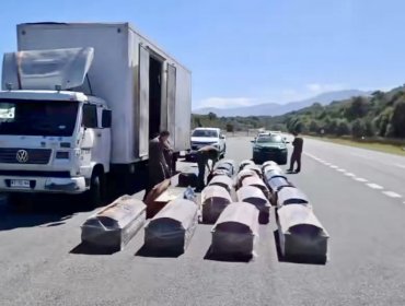 En prisión preventiva quedaron los tres sujetos formalizados por transportar marihuana en ataúdes por la Carretera Austral