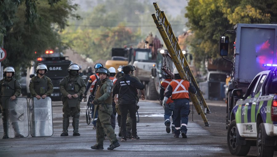 Alcalde de La Florida asegura que desalojo de toma Dignidad llegará hoy al 40% y entra en fase final