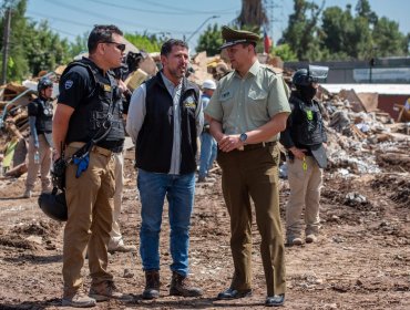 50% de avance presenta la remoción de escombros en ex toma Dignidad de La Florida