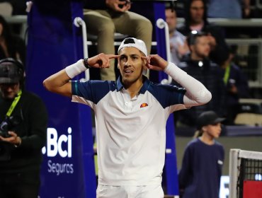 Tabilo tras su paso a cuartos del ATP de Santiago: "Feliz por cómo terminé jugando"