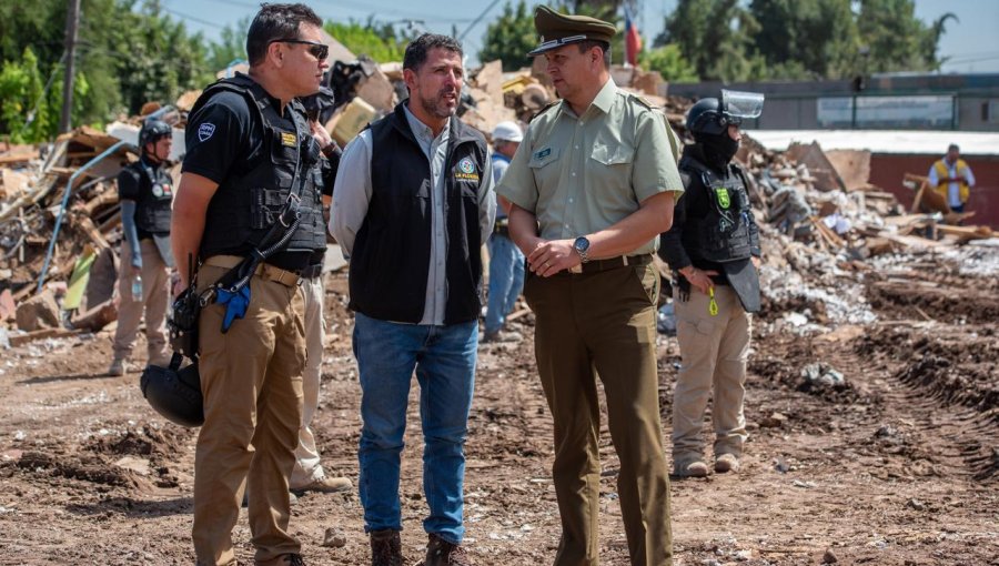 50% de avance presenta la remoción de escombros en ex toma Dignidad de La Florida