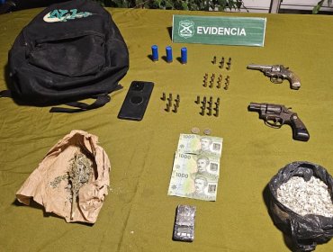 Detienen a hombre con drogas y armas tras incidentes en Calera de Tango