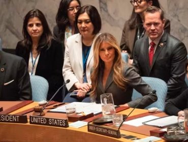 Melania Trump encabeza en la ONU plan para salvar la educación con aprendizaje digital