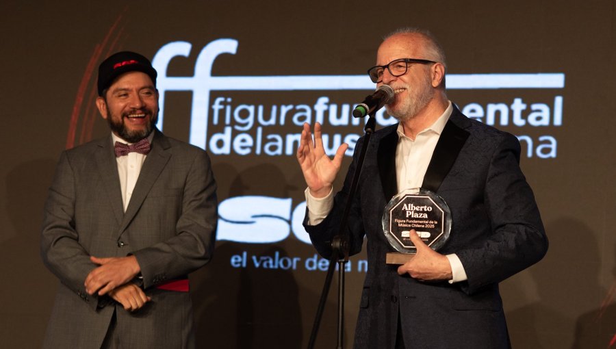 Alberto Plaza fue distinguido como Figura Fundamental de la Música Chilena 2025