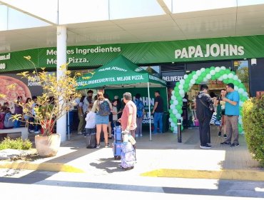 Papa Johns abre nuevo local en Viña del Mar y refuerza su presencia en la Quinta Región