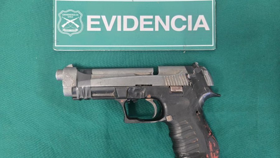 Control policial en Nogales deja dos detenidos: un prófugo por robo y otro con arma modificada