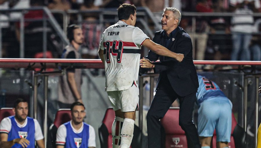 Gonzalo Tapia se quedó sin director técnico en Sao Paulo tras despido de Hernán Crespo