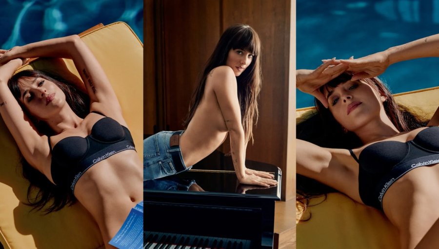 Dakota Johnson incendia la moda: Calvin Klein revela su lado más sexy al estilo “Cincuenta Sombras de Grey”