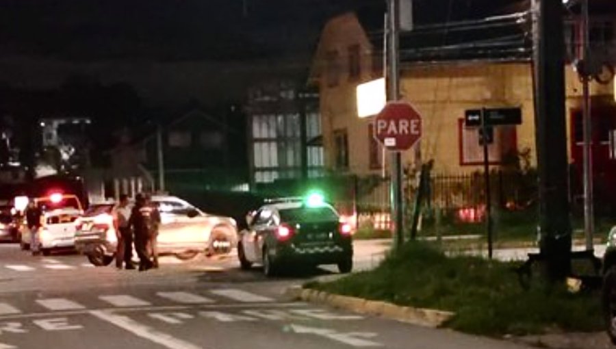 Carabinero fue baleado en la cabeza durante procedimiento policial en Puerto Varas: funcionario se encuentra en riesgo vital