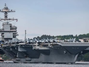 EE.UU. confirmó que el portaaviones USS Gerald R. Ford sufrió un incendio: dos marines resultaron heridos