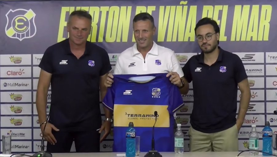 Walter Ribonetto en su presentación como nuevo DT de Everton: "Este es un desafío muy lindo"