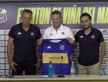 Walter Ribonetto en su presentación como nuevo DT de Everton: "Este es un desafío muy lindo"
