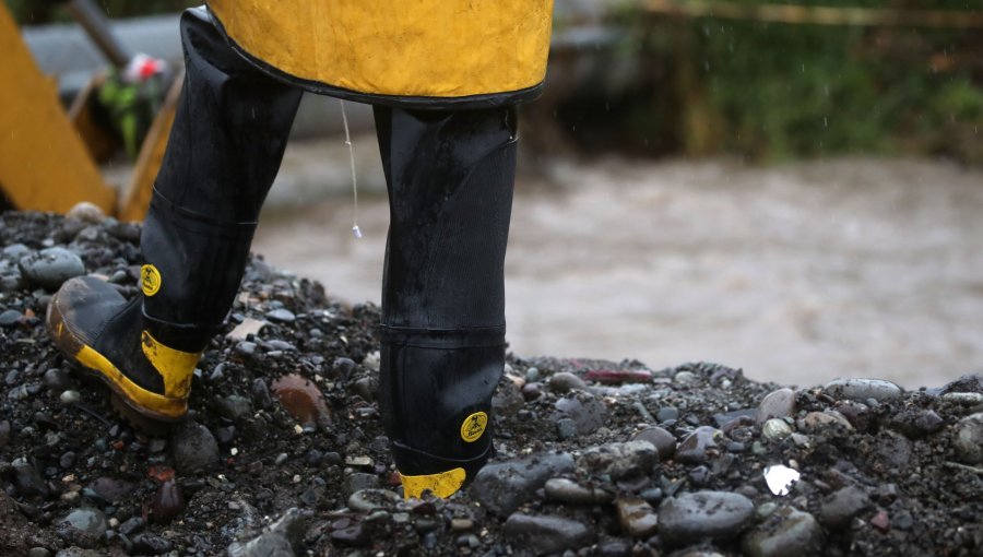 Curanilahue lidera precipitaciones del sistema frontal en la Región del Biobío