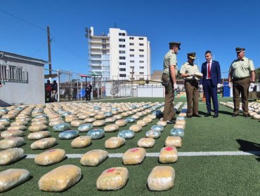 Incautan 1.344 kilos de marihuana y 4 kilos de clorhidrato de cocaína en dos procedimientos en la región de Antofagasta