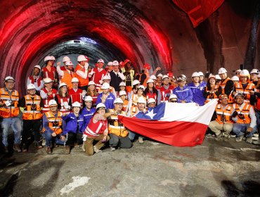 Avanza la Línea 7 de Metro: se concreta el encuentro de túneles en la estación Cal y Canto