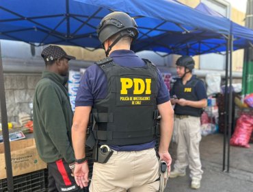 PDI denuncia a 21 extranjeros tras fiscalización realizada en el plan de Valparaíso