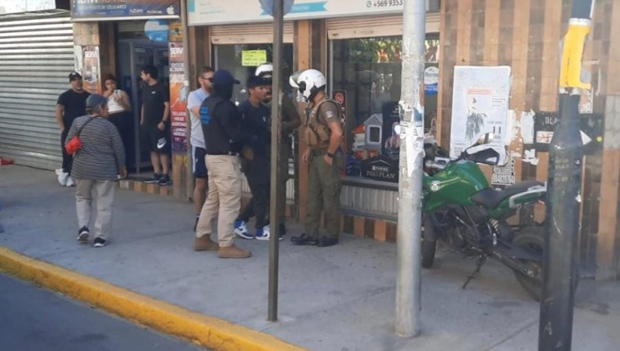 Delincuente fue capturado a minutos de cometer robo en el centro de Villa Alemana