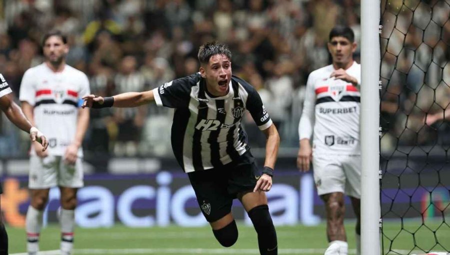 La emoción de Iván Román tras anotar su primer gol en Atlético Mineiro: "Se lo dedico a mi familia, los extraño mucho"