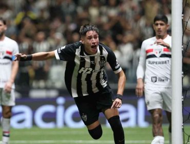 La emoción de Iván Román tras anotar su primer gol en Atlético Mineiro: "Se lo dedico a mi familia, los extraño mucho"